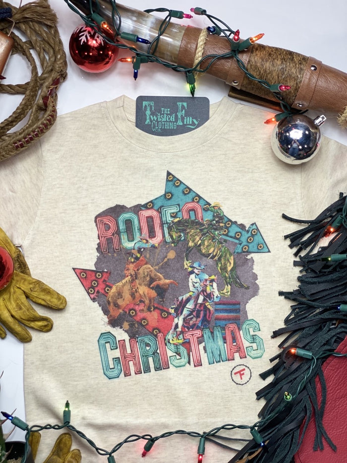 Rodeo Christmas - S/S Toddler Tee - Oatmeal