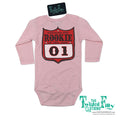Rookie Of The Year Rodeo Back Number - L/S Infant One Piece - Assorted Colors