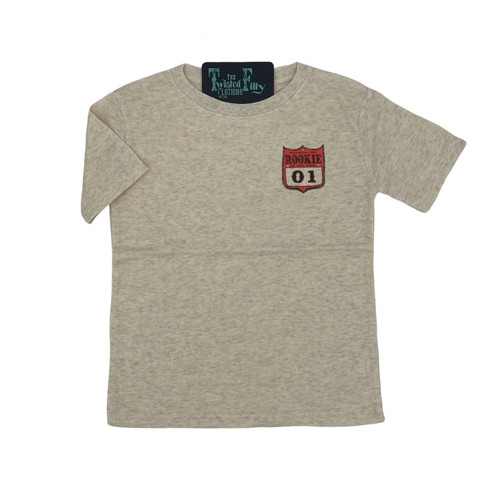Rookie Of The Year Rodeo Back Number - S/S Youth Tee -Assorted Colors