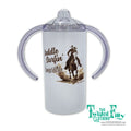 Saddle Surfin' Cowgirl Style Girls Toddler Sippy