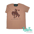 Serape Bronc - S/S Youth Tee - Dusty Rose