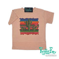 Serape Cactus W/ Flower  - S/S Youth Tee - Dusty Rose