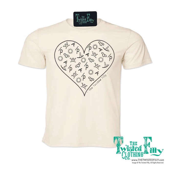 The Branded Heart - S/S Toddler Tee - Oatmeal
