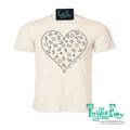 The Branded Heart - S/S Youth Tee - Oatmeal