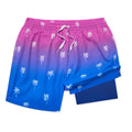 The Polka Palms 5.5 Inch Lined Swim Shorts