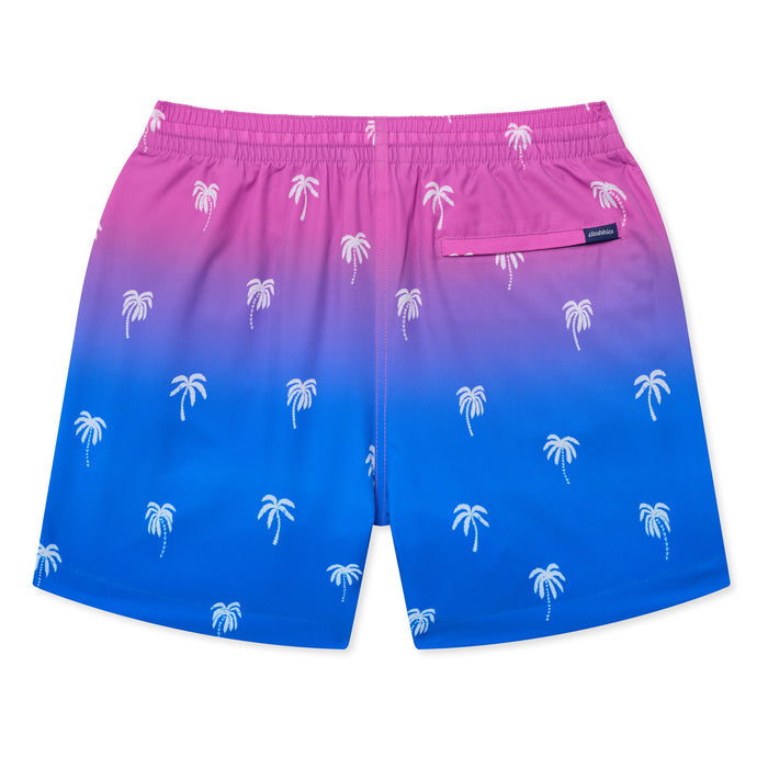 The Polka Palms 5.5 Inch Lined Swim Shorts