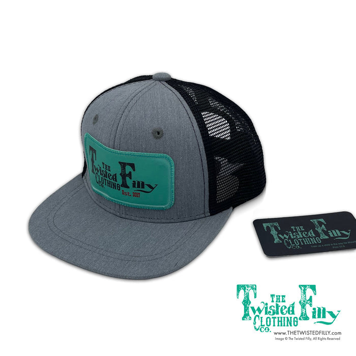 The Twisted Filly - Infant / Toddler Trucker Hat - Heather/Black