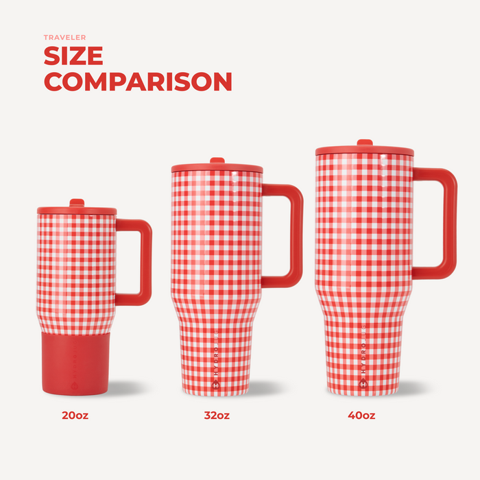 Traveler 32oz Tumbler in Summer Picnic