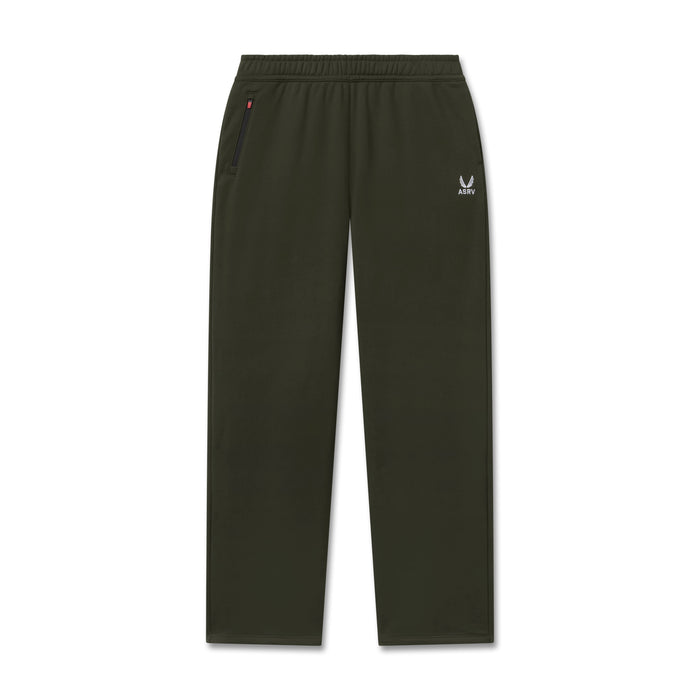 flatlay of Sorona® Terry Straight Leg Sweats in olive, front view