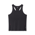 Flatlay Aerotex Perforated Run Tank in black, front view