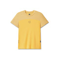 Flatlay AEROSILVER® UPF50+ Run Tee in amber and cream, front view