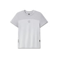 Flatlay AEROSILVER® UPF50+ Run Tee in slate grey and white, front view