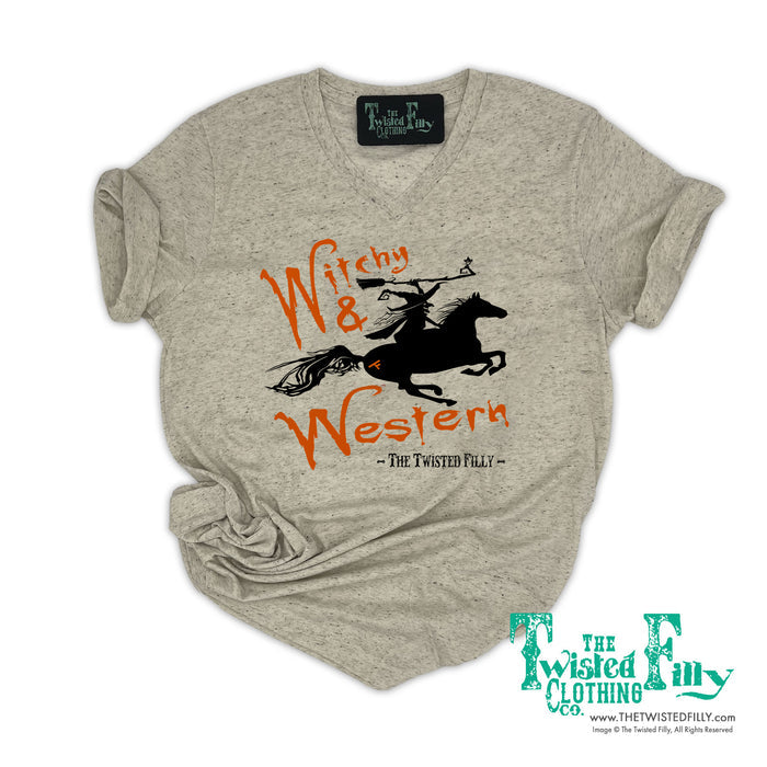 Witchy & Western - Adult Crew Neck S/S Tee - Oatmeal
