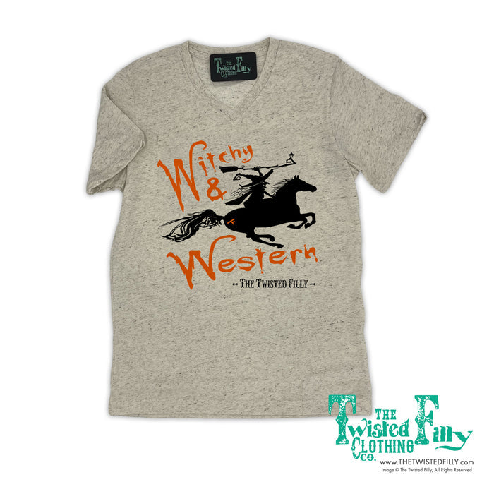 Witchy & Western - Adult Crew Neck S/S Tee - Oatmeal