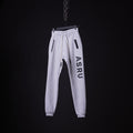 flatlay WN'19 RainPlus® jogger in light grey with ASRU branding, front view