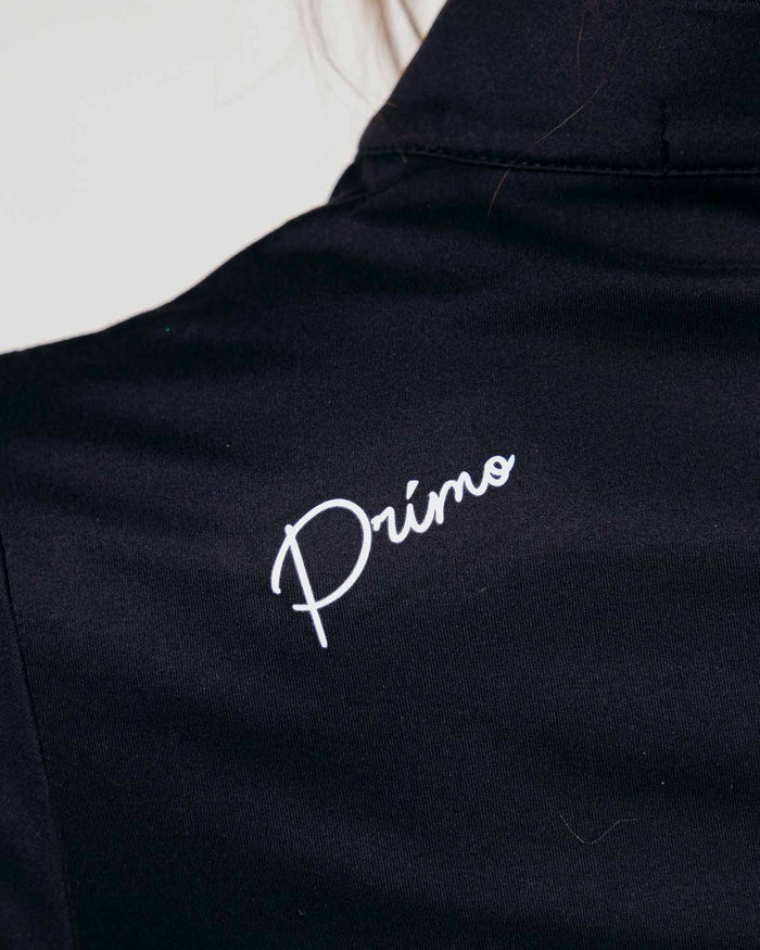 Women's Black Cursive Quarterzip