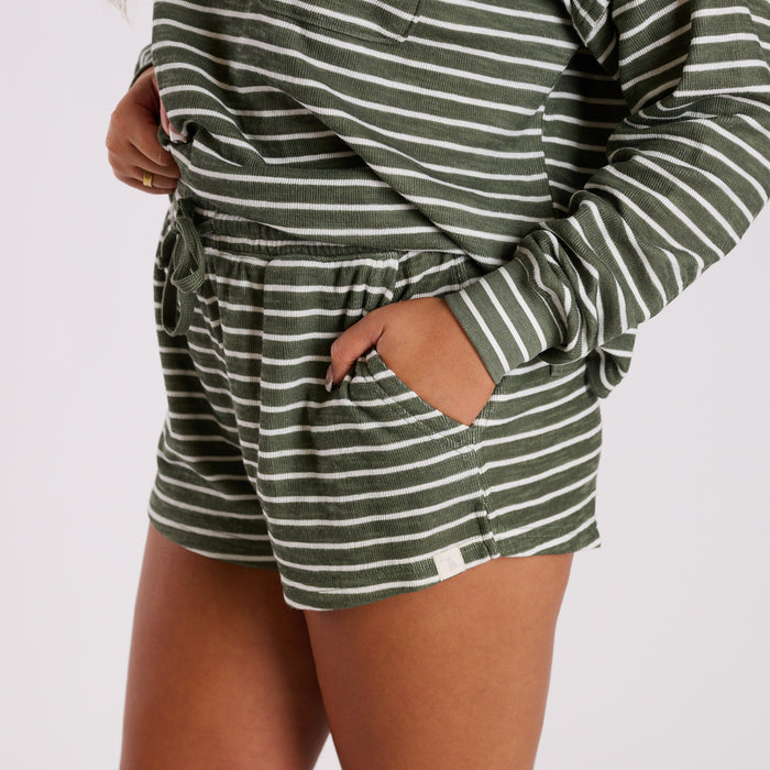 Women's Revive Lounge Shorts in Olive