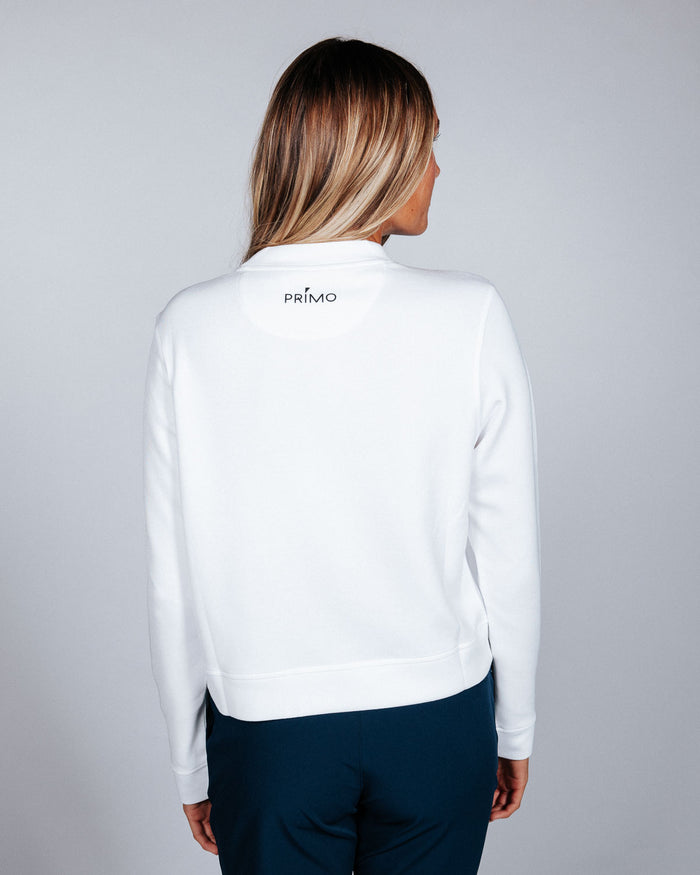 Women's White CoreSoft Crew