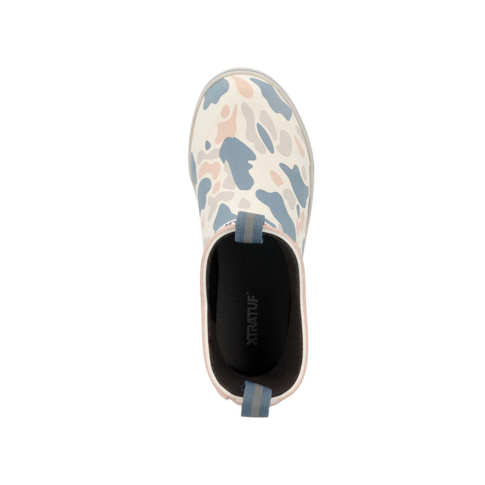 Youth Ankle Deck Boot in Ivory Duck Camo