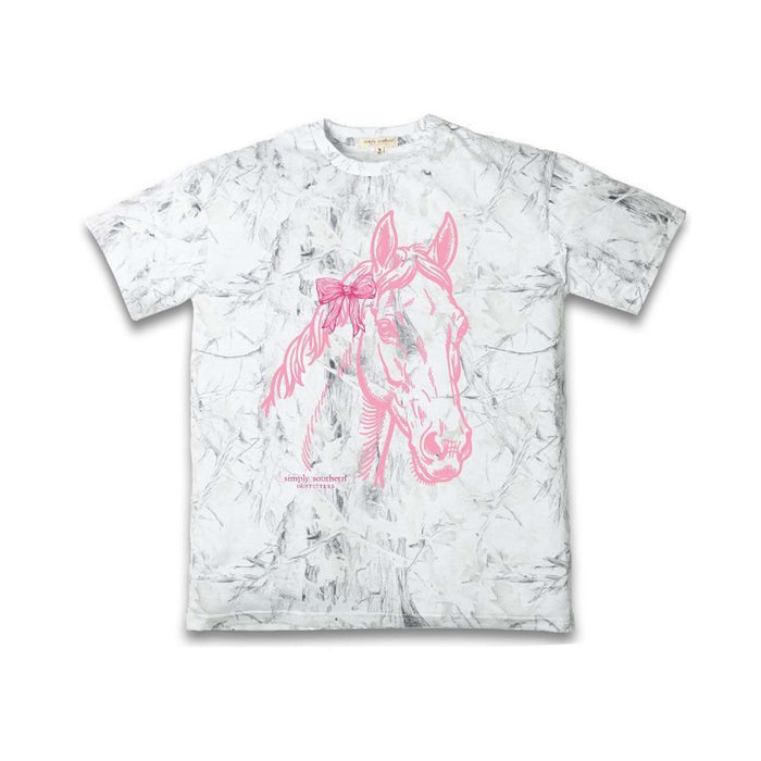 Youth Horse Bow Short Sleeve T-Shirt