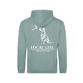 Youth Localflage Coast Dog and Moon Hoodie in Dusty Green