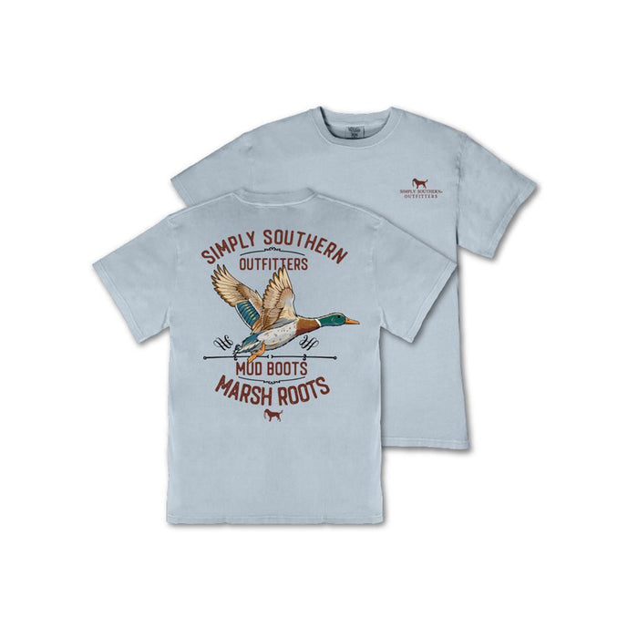 Youth Mud Boots Marsh Roots Short Sleeve T-Shirt