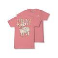 Youth Pray Highland Cow Short Sleeve T-Shirt